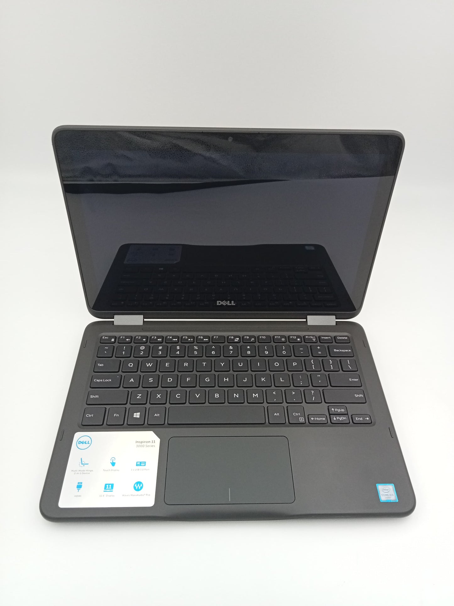 LAPTOP Dell Inspiron 3169 x360 TOUCH 11.6 Inch FHD ; Core m3-6y30 Ram 4 HDD 500