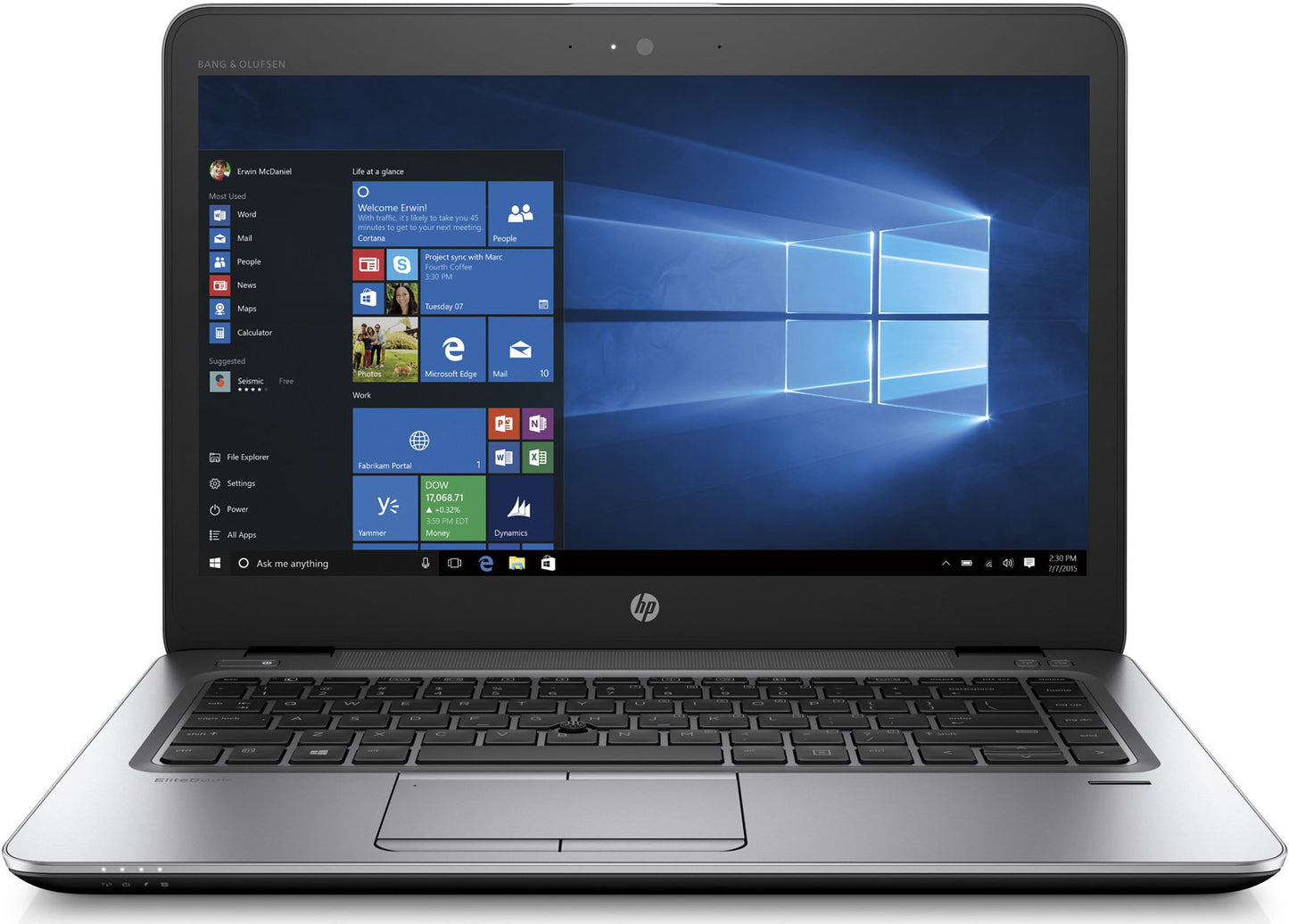 HP 840 G4 ` CORE I7 - 7500U ` 16 GB DDR4 RAM ` 512 SSD ` 14 HD INCH DISPLAY